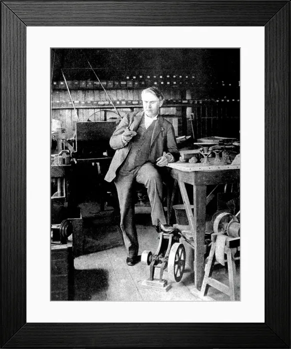 Framed Print : Thomas Edison Framed Print : Thomas Edison