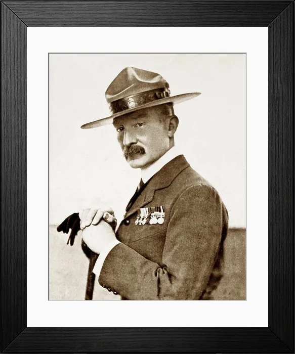 Framed Print : Baden Powell in 1910 Framed Print : Baden Powell in 1910