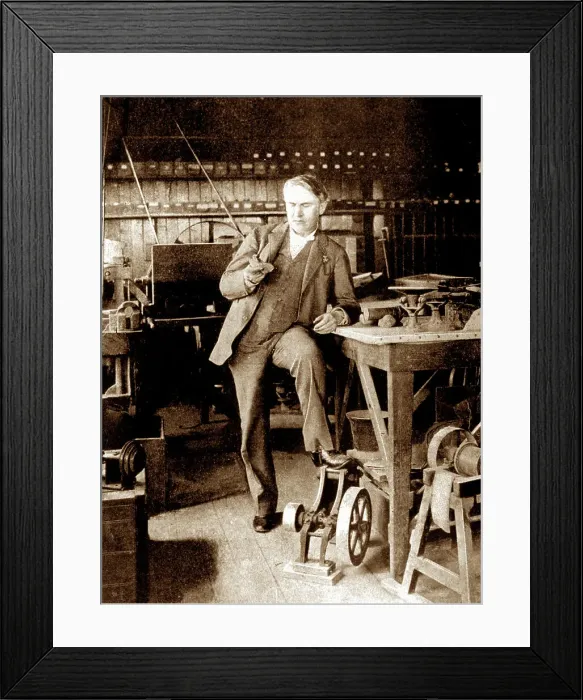Framed Print : Thomas Edison Framed Print : Thomas Edison