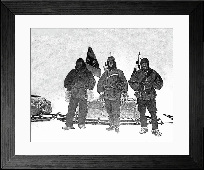 Framed Print : Shackleton, Scott and Wilson Framed Print : Shackleton, Scott and Wilson