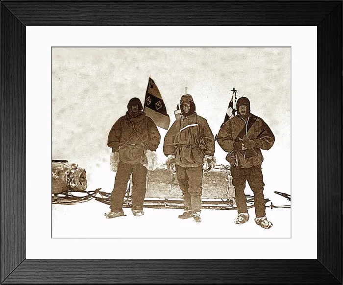 Framed Print : Shackleton's Antarctic Expedition: Shackleton, Scott, Wilson Framed Print : Shackleton's Antarctic Expedition: Shackleton, Scott, Wilson