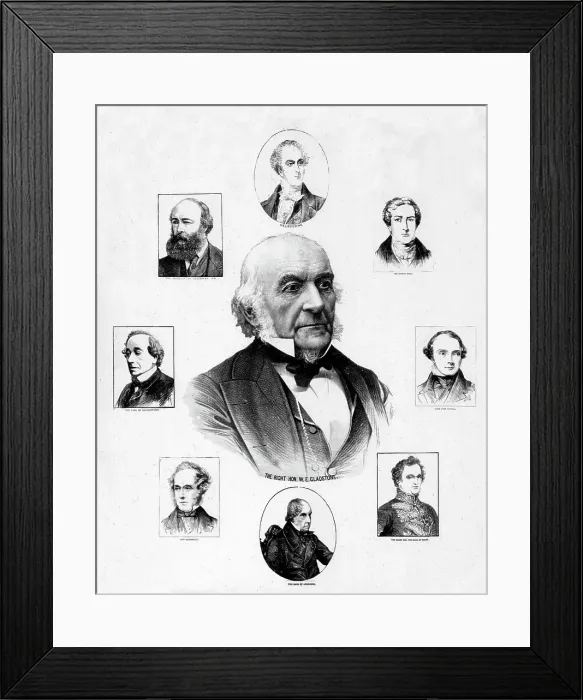 Framed Print : Queen Victoria's Prime Ministers Framed Print : Queen Victoria's Prime Ministers