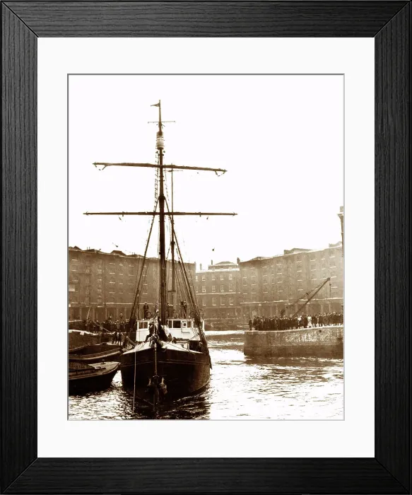 Framed Print : Shackleton's ship The Quest
