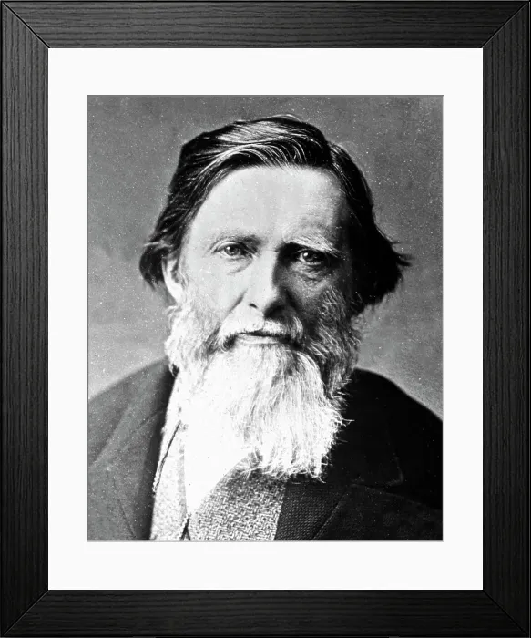 Framed Print : John Ruskin Victorian Author Framed Print : John Ruskin Victorian Author