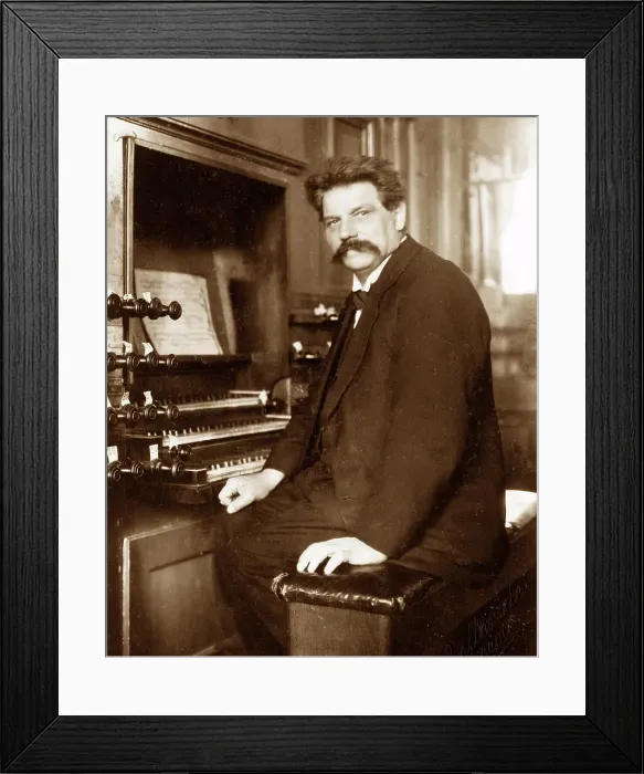Framed Print : Albert Schweitzer Missionary and Organist Framed Print : Albert Schweitzer Missionary and Organist