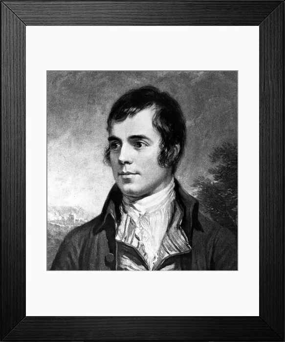 Framed Print : Robert Burns Scottish Poet Framed Print : Robert Burns Scottish Poet