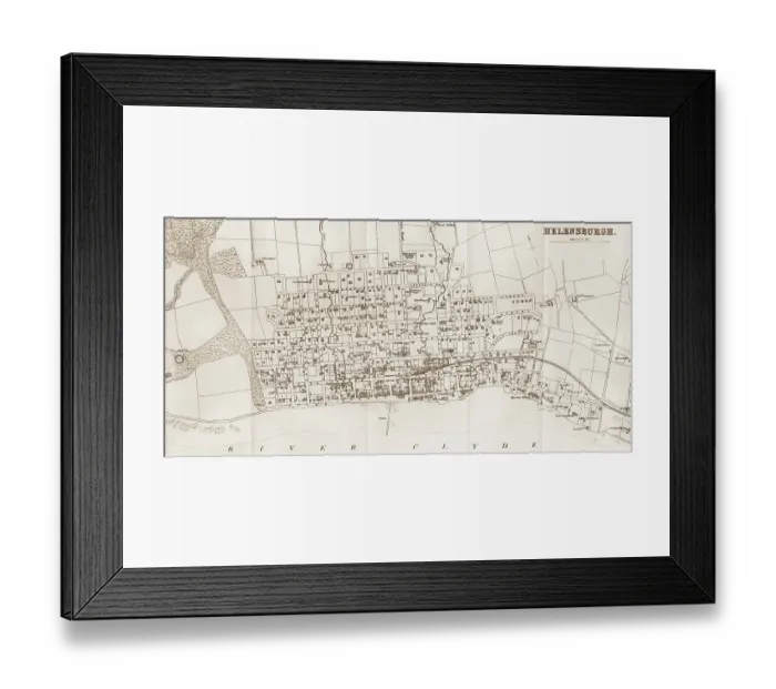 Framed Print : Helensburgh 1860s Framed Print : Helensburgh 1860s