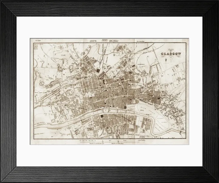 Framed Print : Glasgow 1860s Framed Print : Glasgow 1860s