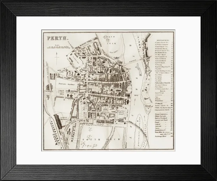 Framed Print : Perth Framed Print : Perth