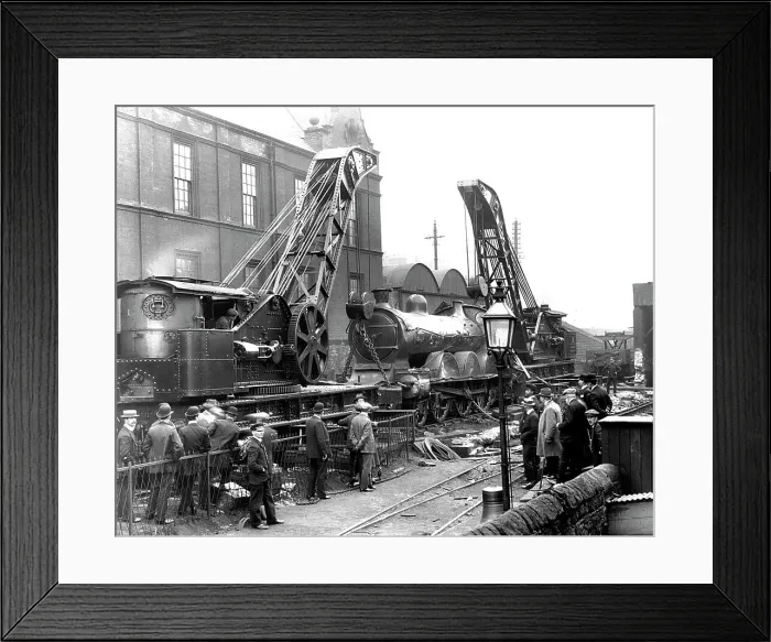 Framed Print : Elswick NER Railway Accident September 1909 Framed Print : Elswick NER Railway Accident September 1909