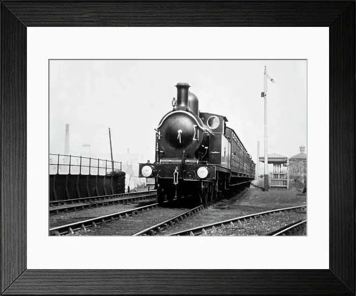Framed Print : Padiham Steam Train early 1900s Framed Print : Padiham Steam Train early 1900s