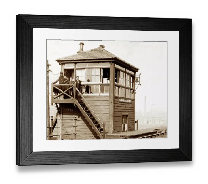 Framed Print : Padham West railway signal box Framed Print : Padham West railway signal box