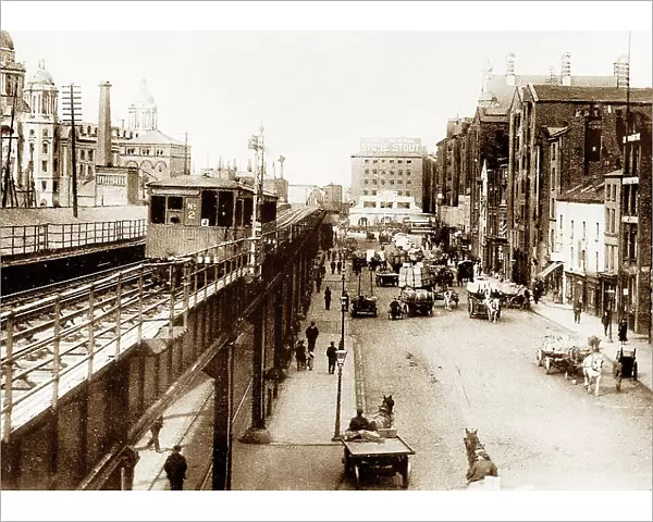 Liverpool Overhead Railway in 1907