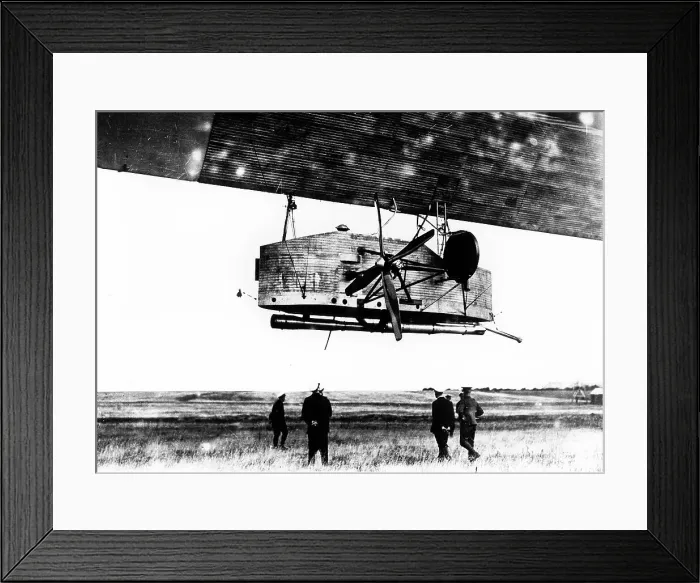 Framed Print : Vickers HMA 23 Airship Centre Car, Barrow in Furness in 1917 Framed Print : Vickers HMA 23 Airship Centre Car, Barrow in Furness in 1917
