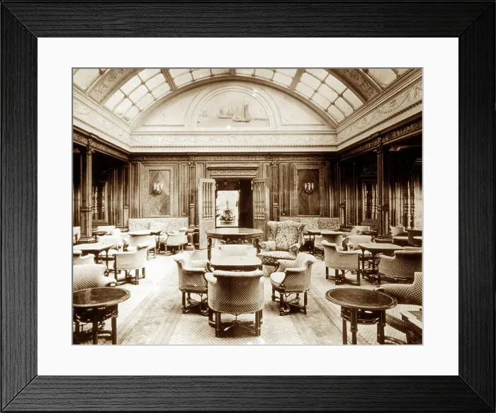 Framed Print : RMS Mauretania First Class Smoking Room (Cunard) Framed Print : RMS Mauretania First Class Smoking Room (Cunard)