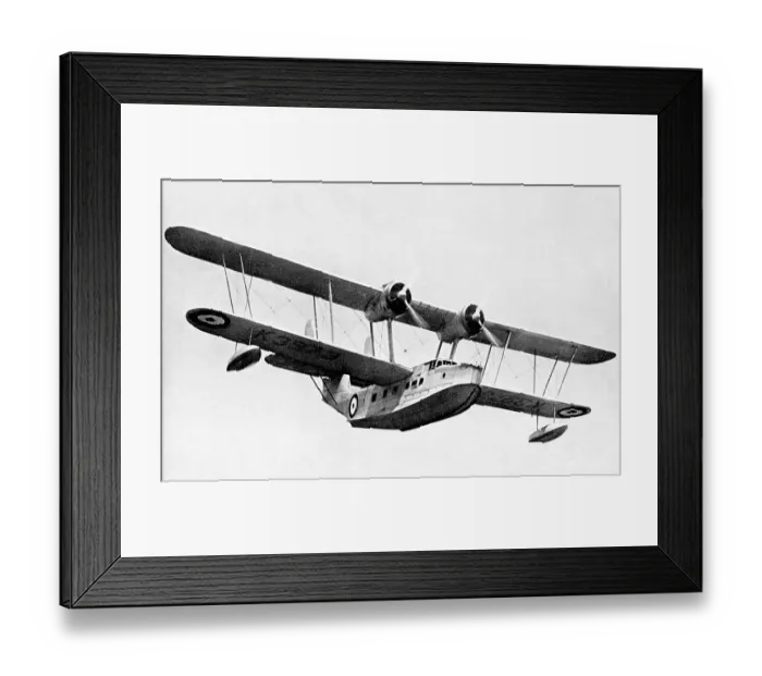 Framed Print : Supermarine Stranraer Flying Boat probably 1930s Framed Print : Supermarine Stranraer Flying Boat probably 1930s