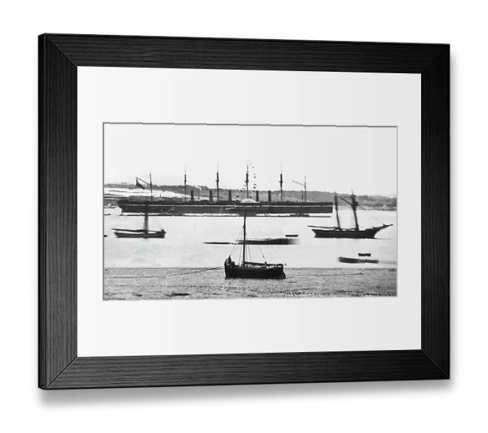 Framed Print : The Great Eastern on the River Mersey Framed Print : The Great Eastern on the River Mersey