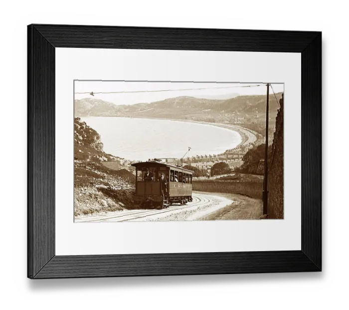 Framed Print : Great Orme Tramway Llandudno Victorian period Framed Print : Great Orme Tramway Llandudno Victorian period