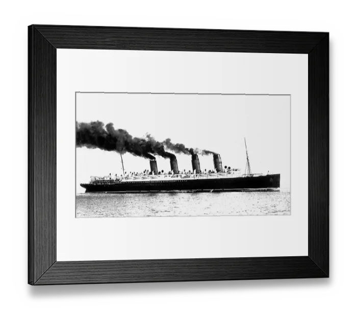 Framed Print : RMS Lusitania Framed Print : RMS Lusitania