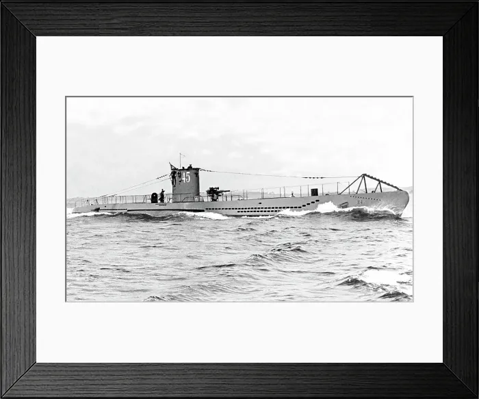 Framed Print : U Boat 45 German submarine WW2 Framed Print : U Boat 45 German submarine WW2