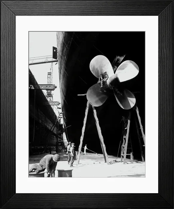 Framed Print : Ocean liner propellor, possibly RMS Majestic Framed Print : Ocean liner propellor, possibly RMS Majestic