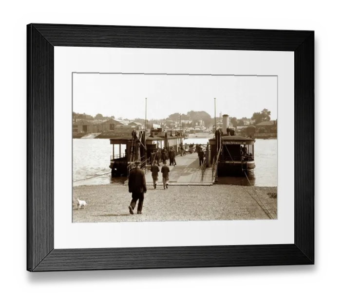 Framed Print : The Floating Bridge Southampton Framed Print : The Floating Bridge Southampton