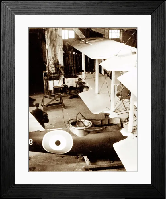 Framed Print : Seal flying boat under construction Framed Print : Seal flying boat under construction