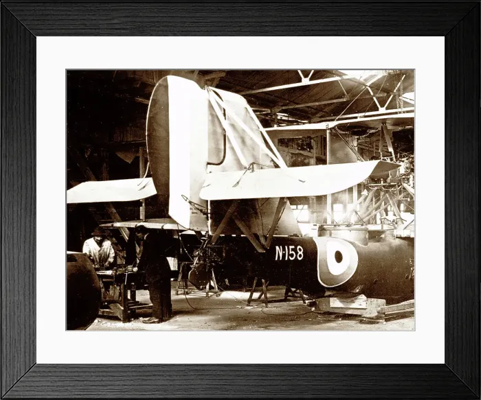 Framed Print : Seal flying boat under construction Framed Print : Seal flying boat under construction