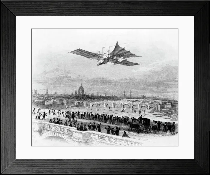 Framed Print : The Aerial Steam Carriage Framed Print : The Aerial Steam Carriage