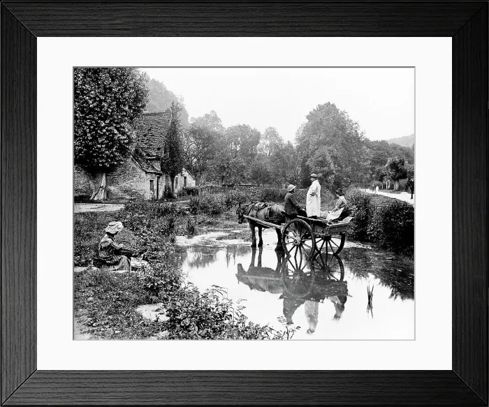 Framed Print : The Haywain Victorian period Framed Print : The Haywain Victorian period