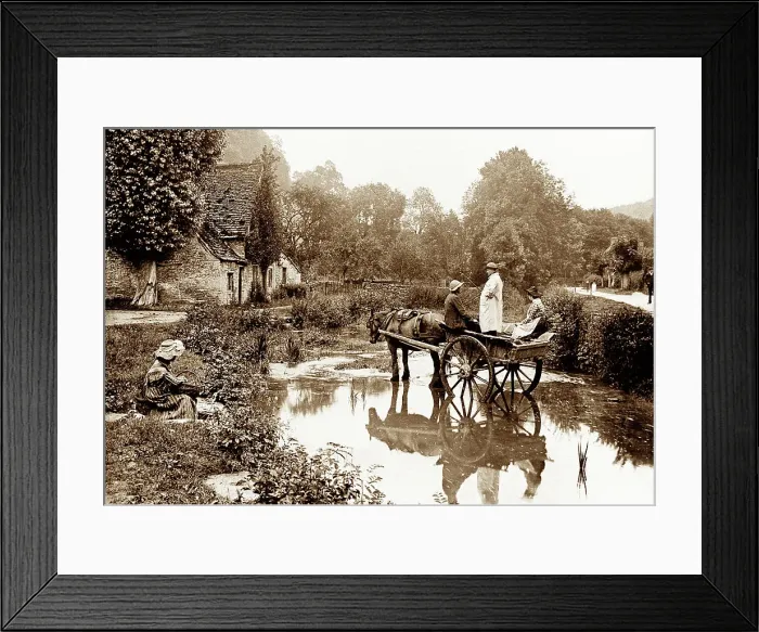 Framed Print : The Haywain Victorian period Framed Print : The Haywain Victorian period