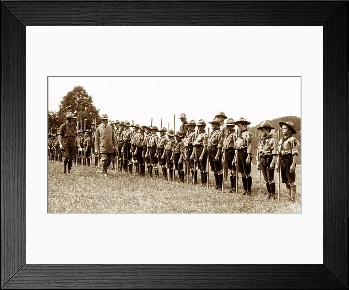 Framed Print : Boy Scouts in 1912 Framed Print : Boy Scouts in 1912