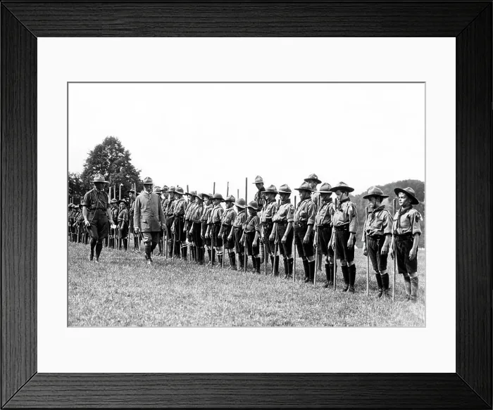 Framed Print : Boy Scouts in 1912 Framed Print : Boy Scouts in 1912