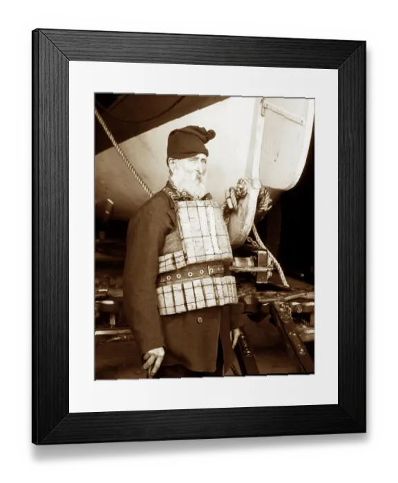 Framed Print : Lifeboatman Victorian period Framed Print : Lifeboatman Victorian period