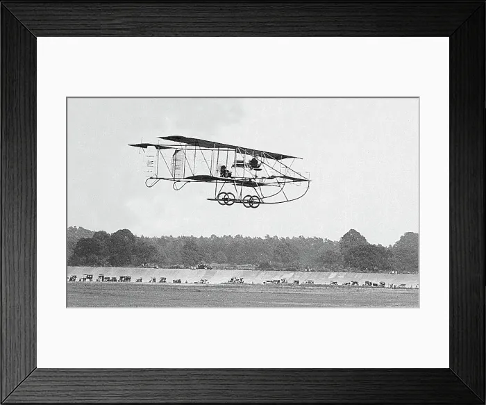 Framed Print : Gordon England in a Bristol Aeroplane at Brooklands