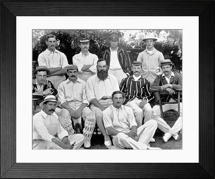Framed Print : The Gentlemen Cricket Team in 1895 Framed Print : The Gentlemen Cricket Team in 1895