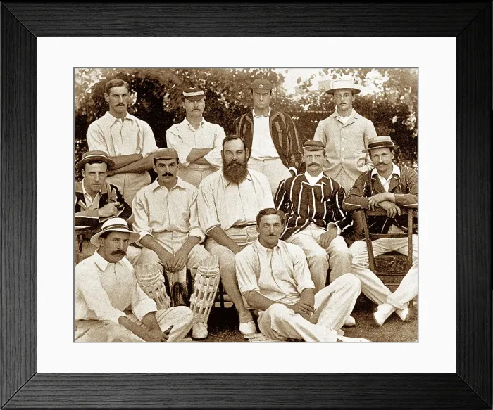 Framed Print : The Gentlemen Cricket Team in 1895 Framed Print : The Gentlemen Cricket Team in 1895