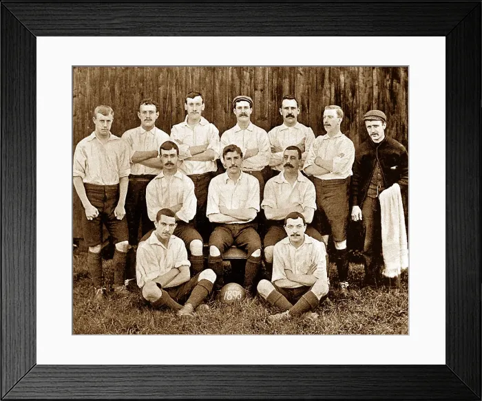 Framed Print : Preston North End Football Club in 1895