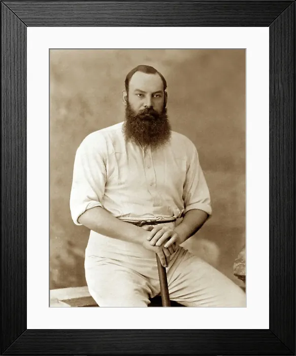 Framed Print : W. G. Grace Victorian Cricketer Framed Print : W. G. Grace Victorian Cricketer