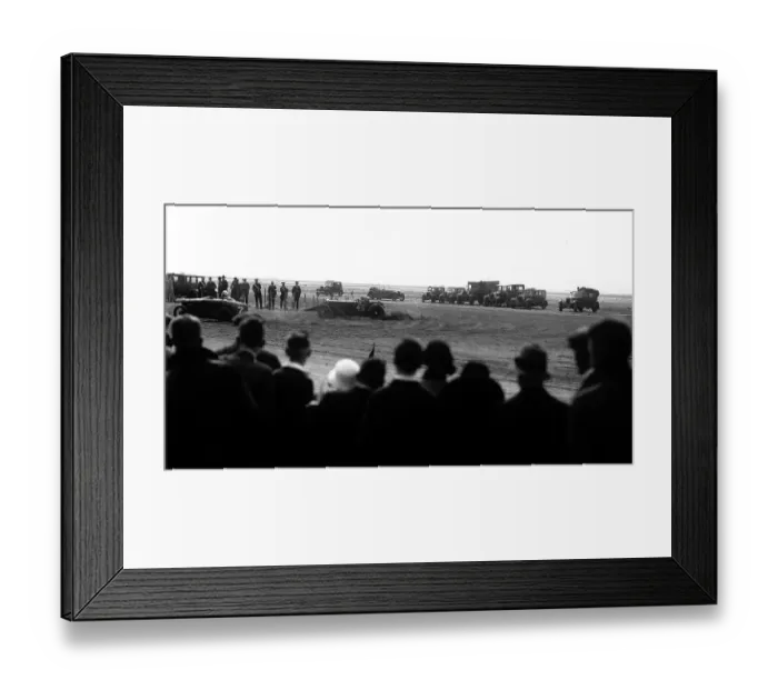Framed Print : Southport beach motor racing in 1934 Framed Print : Southport beach motor racing in 1934