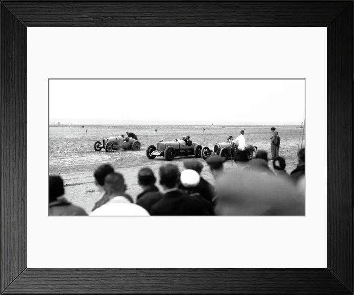 Framed Print : Southport beach motor racing in 1934 Framed Print : Southport beach motor racing in 1934