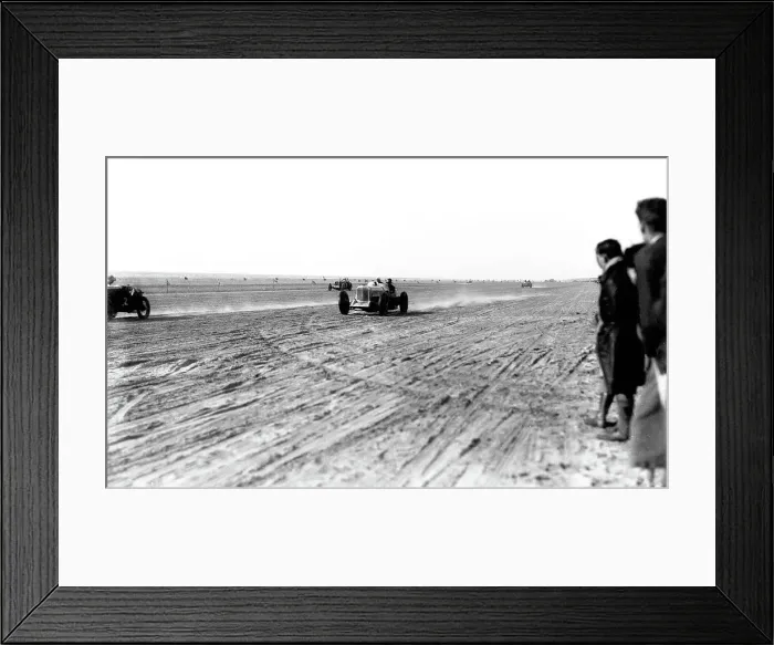 Framed Print : Southport beach motor racing in 1934 Framed Print : Southport beach motor racing in 1934