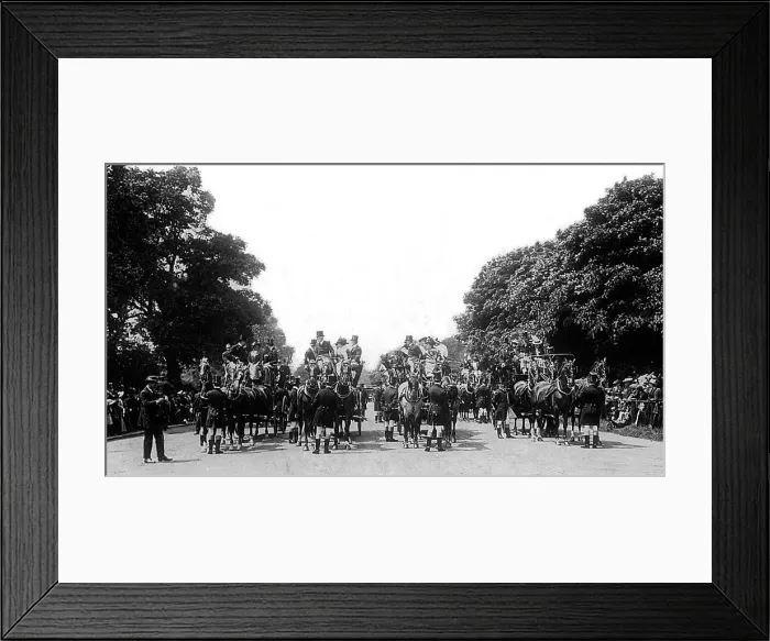 Framed Print : Coaching Club Meet in Hyde Park, London Framed Print : Coaching Club Meet in Hyde Park, London