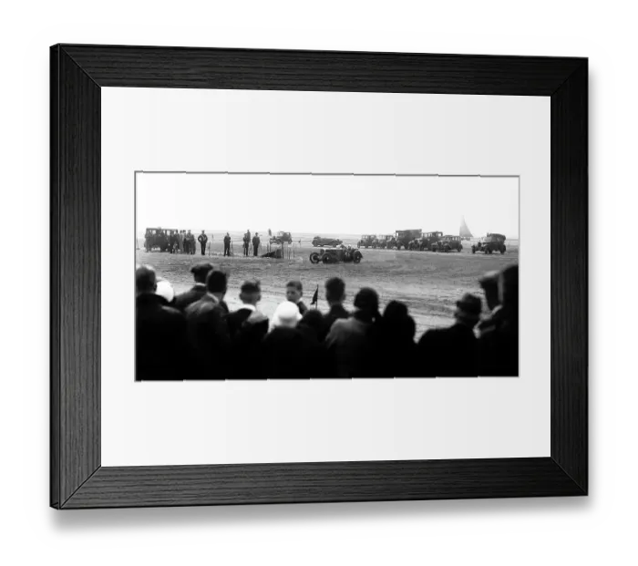 Framed Print : Southport beach motor racing in 1934 Framed Print : Southport beach motor racing in 1934