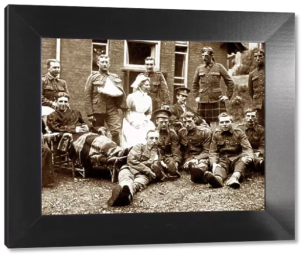 British Soldiers at Lewisham Hospital in WW1
