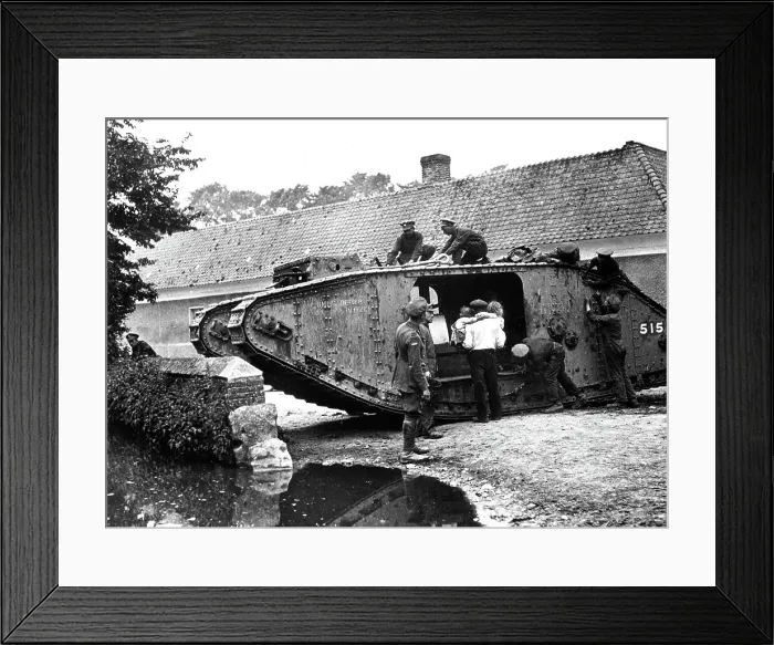 Framed Print : WW1 Tank Framed Print : WW1 Tank