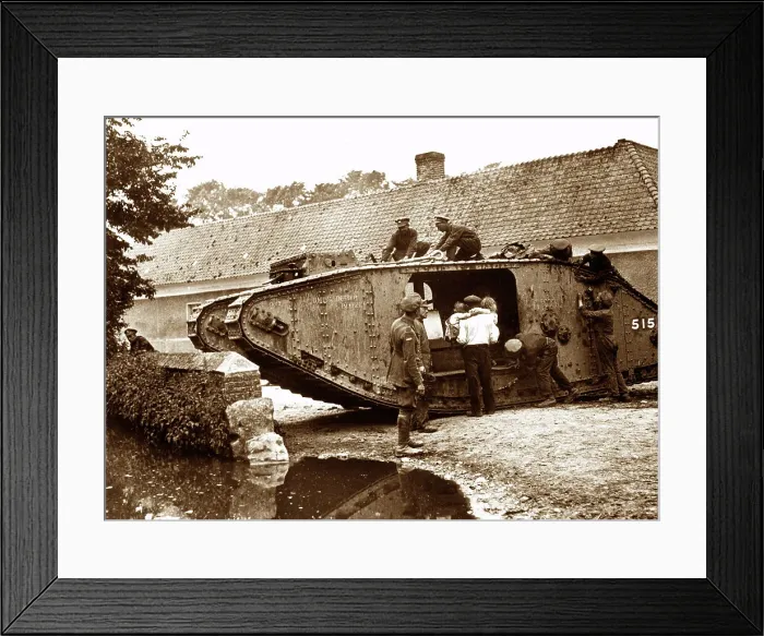 Framed Print : British WW1 Tank Framed Print : British WW1 Tank