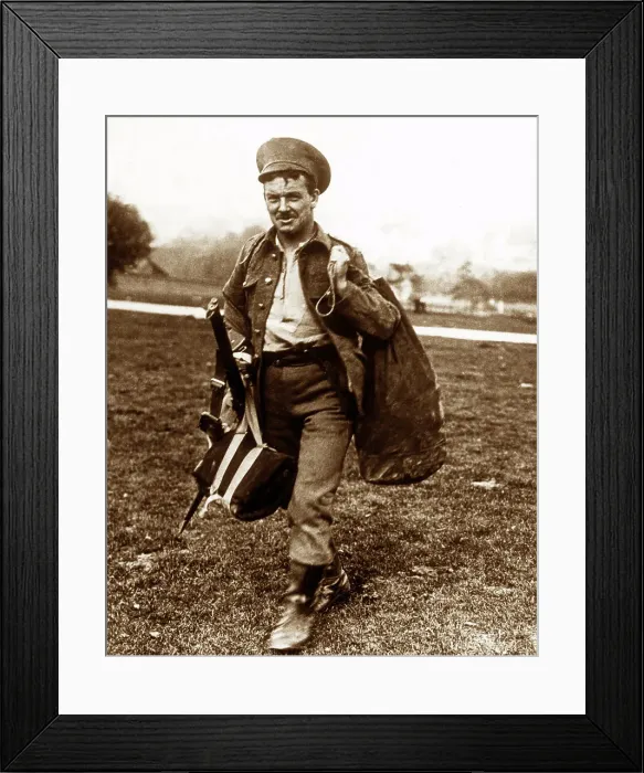 Framed Print : A British Tommy in WW1 Framed Print : A British Tommy in WW1