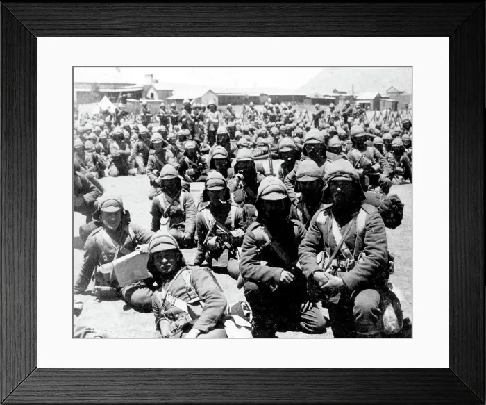 Framed Print : Troops at Naauwpoort during the Boer War Framed Print : Troops at Naauwpoort during the Boer War
