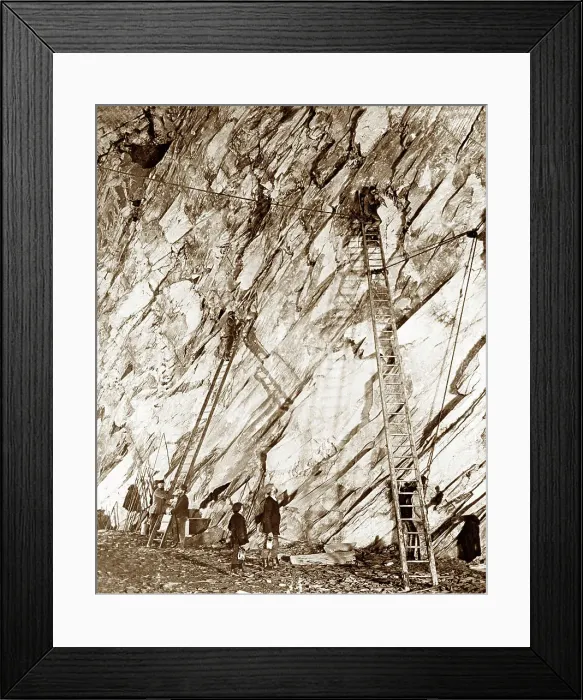 Framed Print : Slate cavern in North Wales probably Llechwedd Framed Print : Slate cavern in North Wales probably Llechwedd